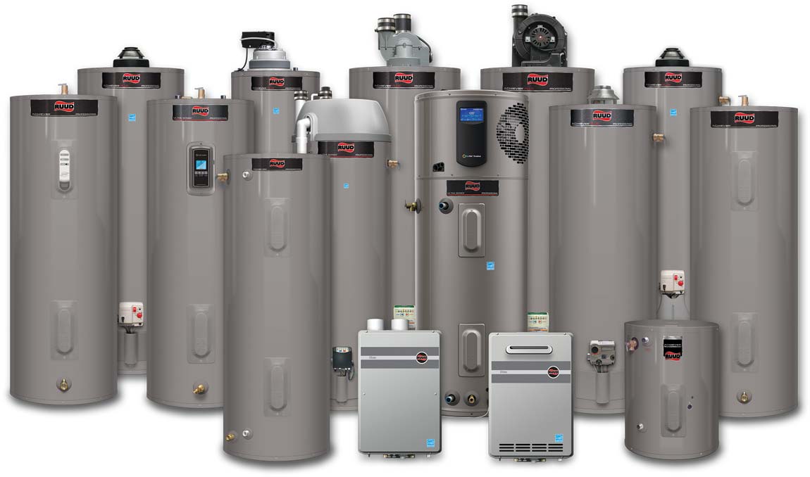 Water heaters provided by Bowman's Heating and Cooling